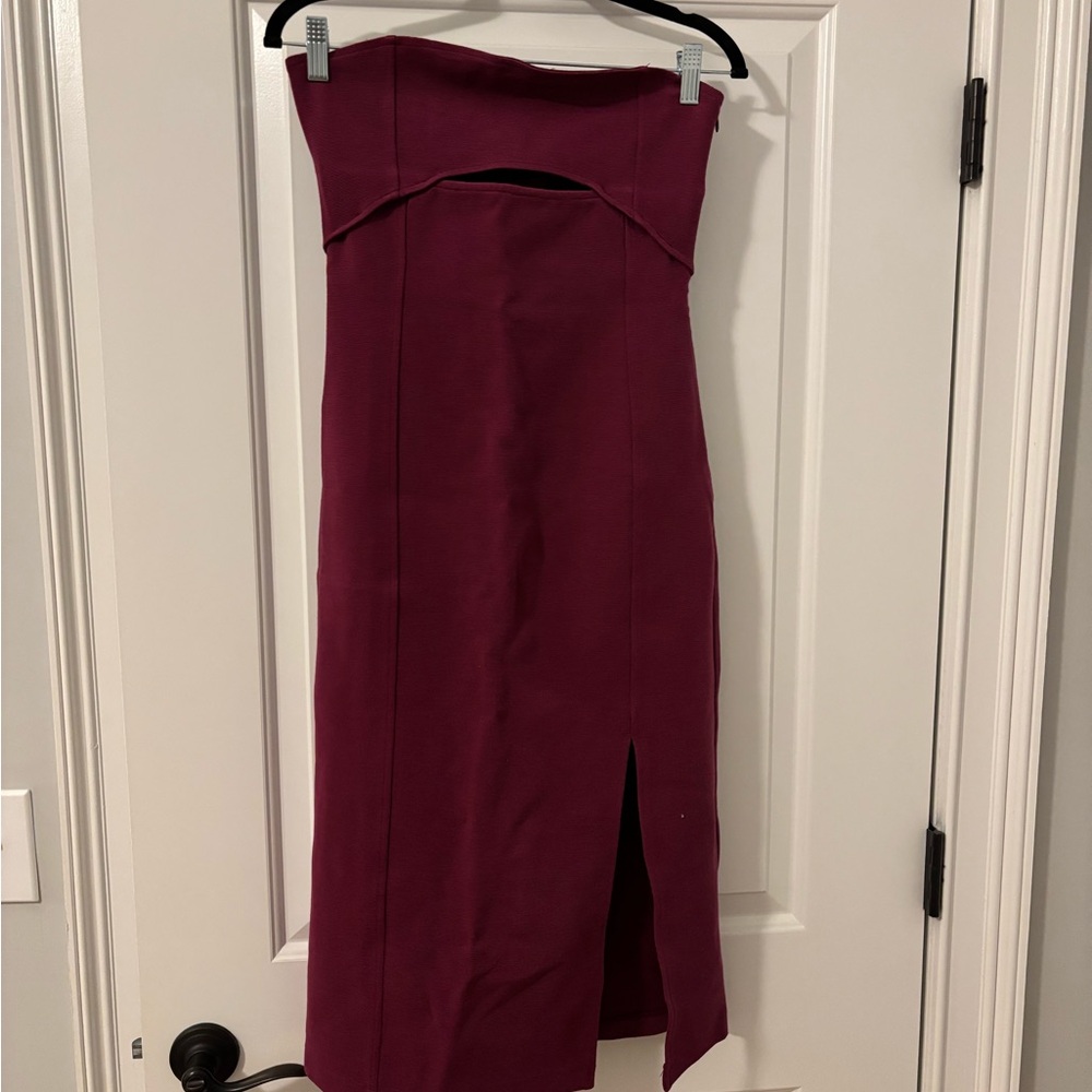 Maeve Red Strapless Dress Chic Design